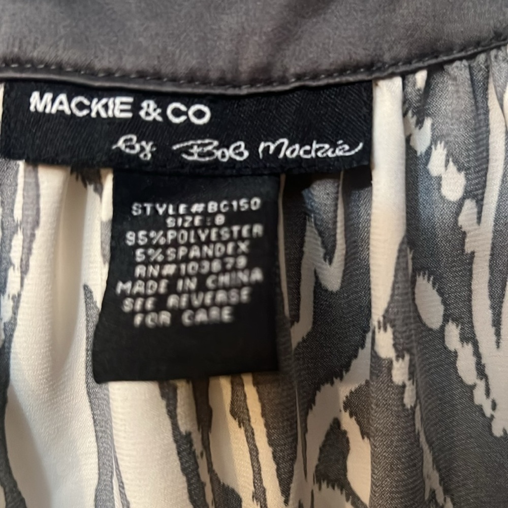 Mackie & co blouse size 8 left side zipper - Picture 8 of 8